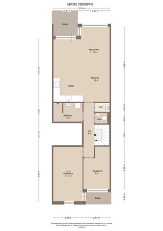 Floorplan - Watertorenlaan 5, 4141 HT Leerdam